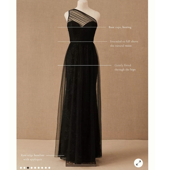 Anthropologie ×BHLDN Hayley Paige Phoebe Dress - Picture 4 of 7